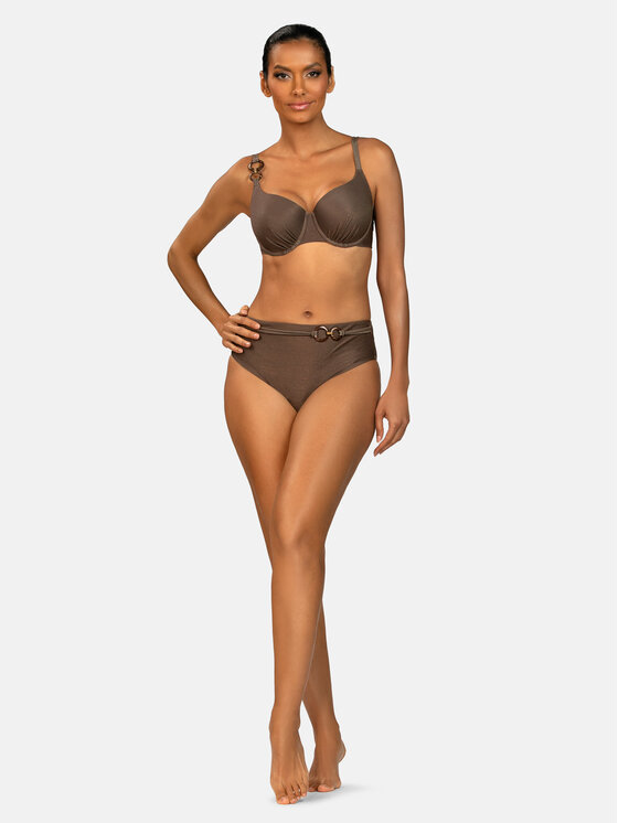 Feba Feba Bikini pezzo sopra FG10 Marrone