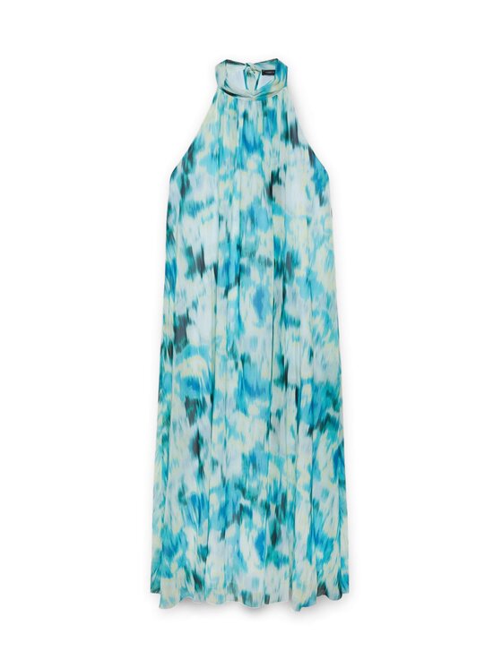 Fiorella Rubino Fiorella Rubino Vestito elegante 7056T001700N0R4 Turchese A-Line Fit