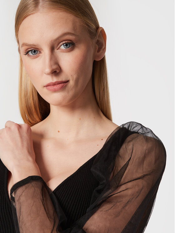 TWINSET TWINSET Glaustinukė 222TT3105 Juoda Slim Fit
