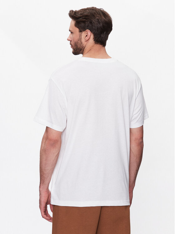 New Balance New Balance T-Shirt Sport Seasonal Graphic MT31904 Biały Relaxed Fit
