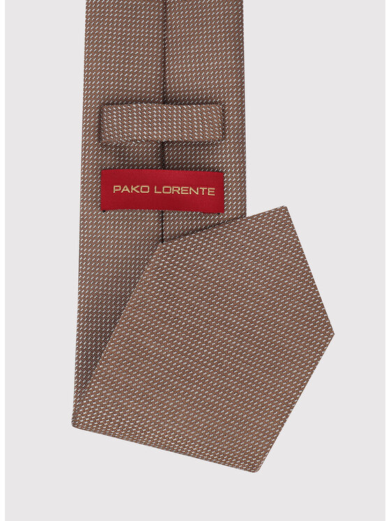 Pako Lorente Pako Lorente Krawat P26WP-KX-008 Brązowy