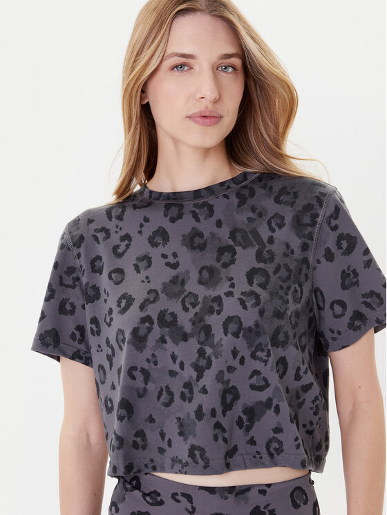 adidas adidas Тишърт Workout Essentials JN2646 Сив Regular Fit
