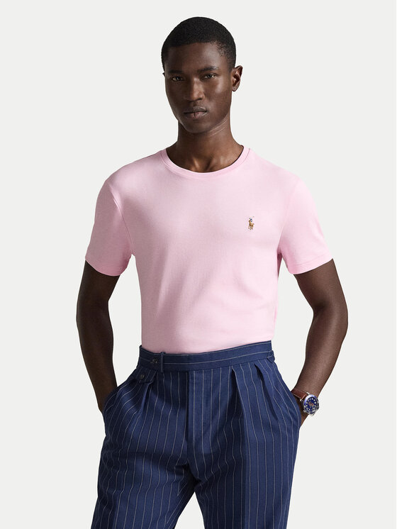 Polo Ralph Lauren Polo Ralph Lauren Футболка 710740727010 Рожевий Slim Fit