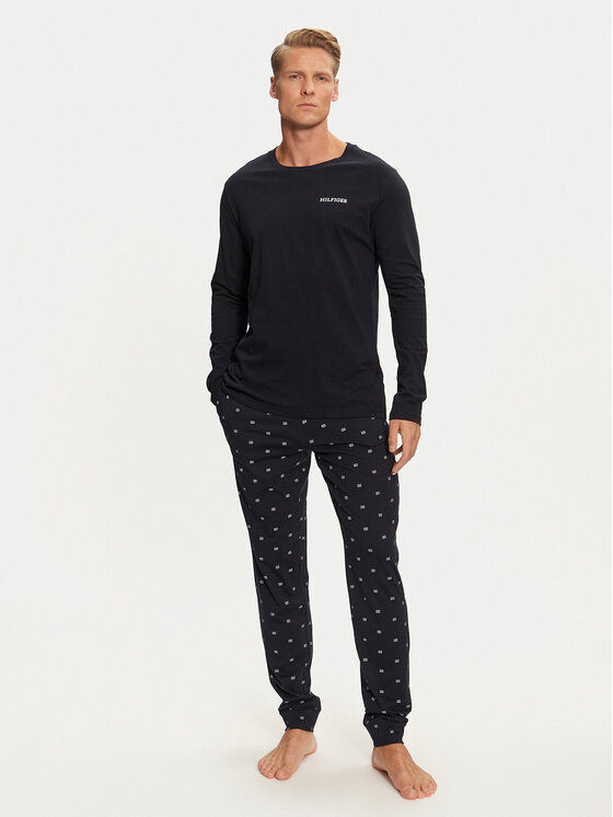 Tommy Hilfiger Tommy Hilfiger Pyjama UM0UM03422 Dunkelblau Regular Fit