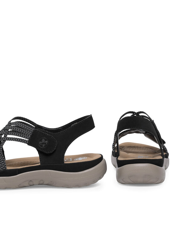 Rieker Rieker Sandalen 64889-00 Schwarz