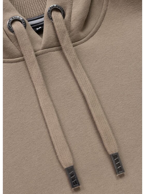 PITBULL PITBULL Bluza SMALL LOGO Beżowy Regular Fit
