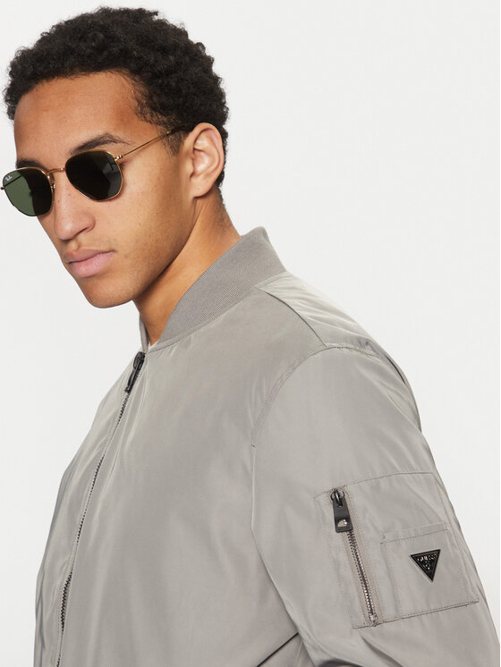 Guess Guess Bomber M5RL02 WGU82 Siva Regular Fit