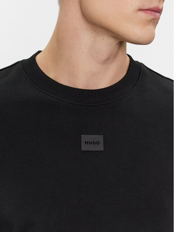 HUGO Hugo Džemperis Diragol_H 50505018 Juoda Regular Fit