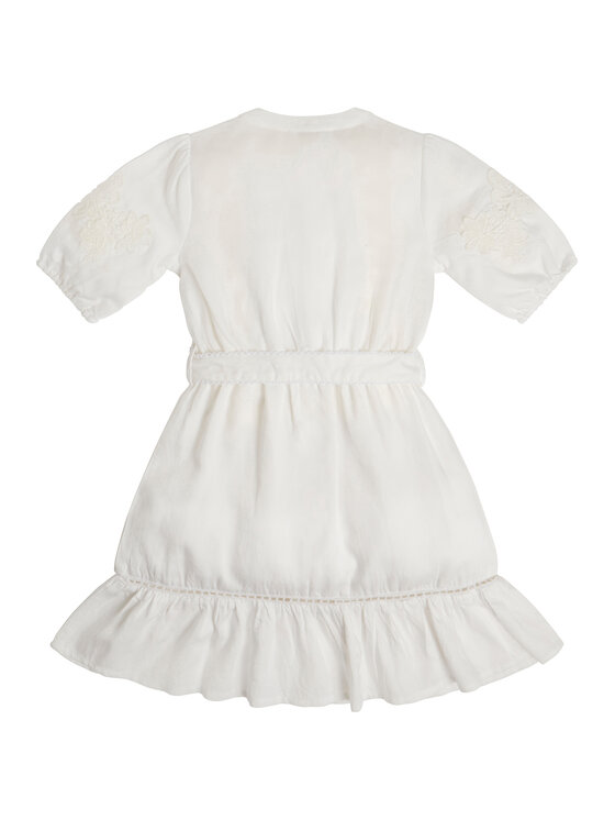 Guess Guess Vestito da giorno J3GK06 WE8R0 Bianco Regular Fit