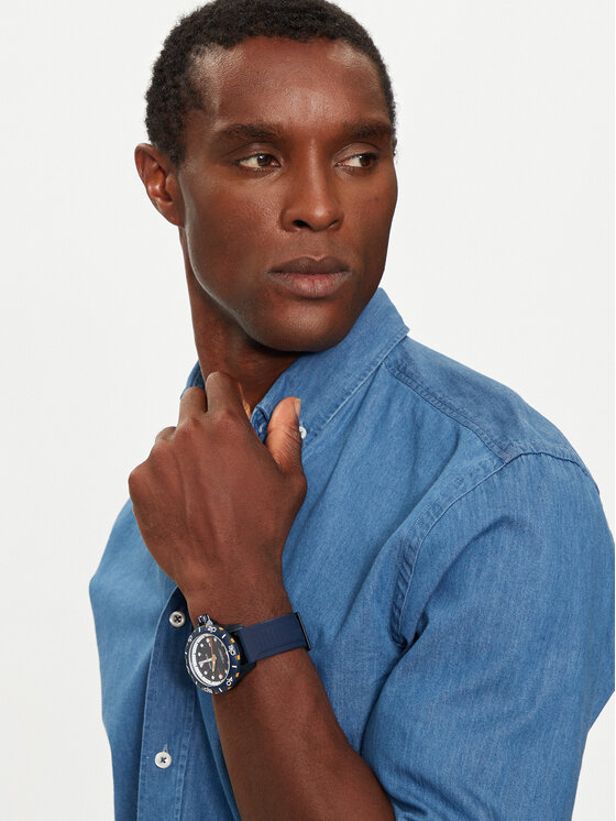 Nautica Nautica Zegarek NAPNRS401 Granatowy