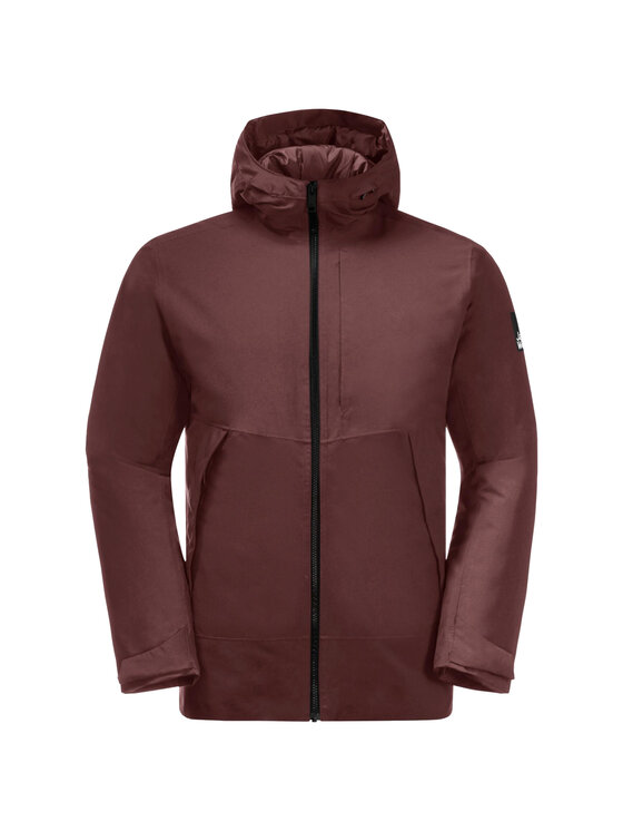 Kurtka przejściowa, rozmiar 3XL, Bordowy, Jack Wolfskin Tempelhof Jkt M