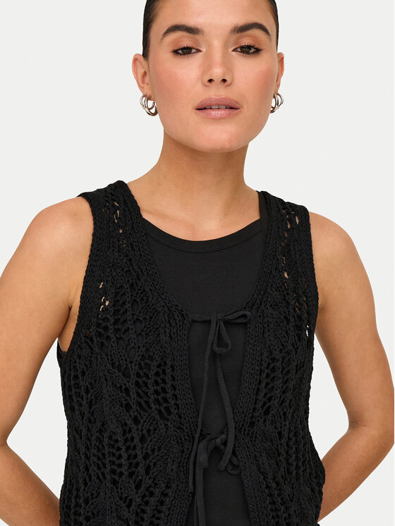 ONLY ONLY Top Lizzy 15343882 Čierna Regular Fit