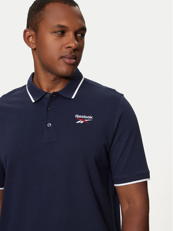 Reebok Reebok Поло Identity Small Logo Polo 100073032 Cиній Regular Fit
