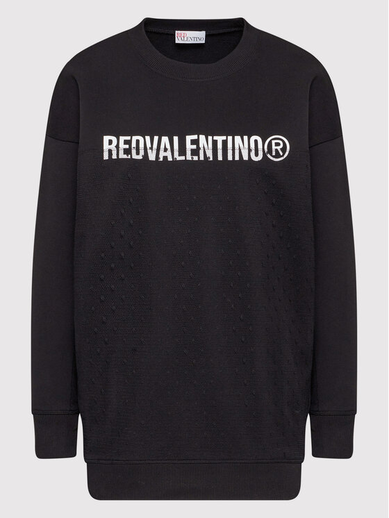Red Valentino Red Valentino Sweatshirt WR0MF08H Schwarz Regular Fit
