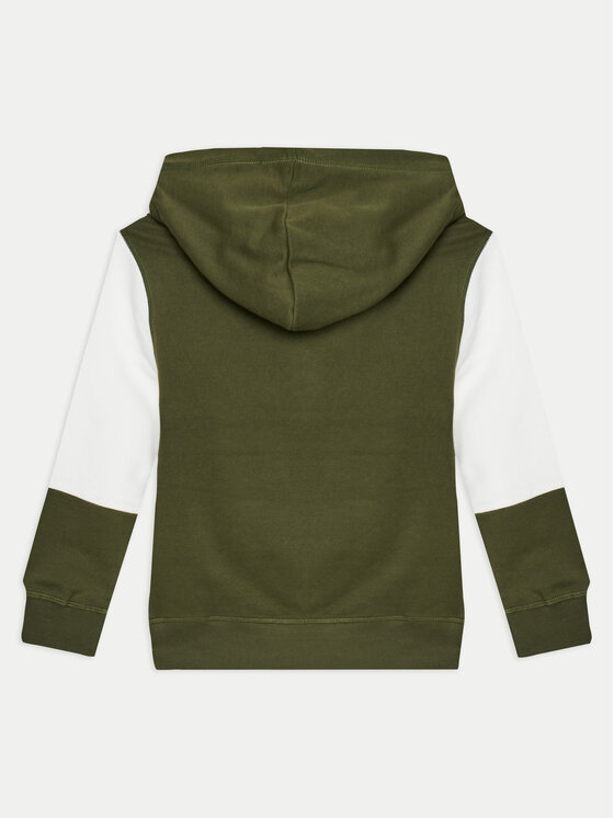 Original Marines Original Marines Džemperis ar kapuci DDA2620B Zaļš Regular Fit