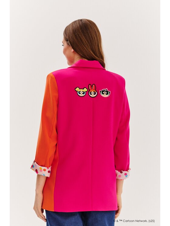 NAOKO NAOKO Sako Powerpuff Dots Růžová Regular Fit
