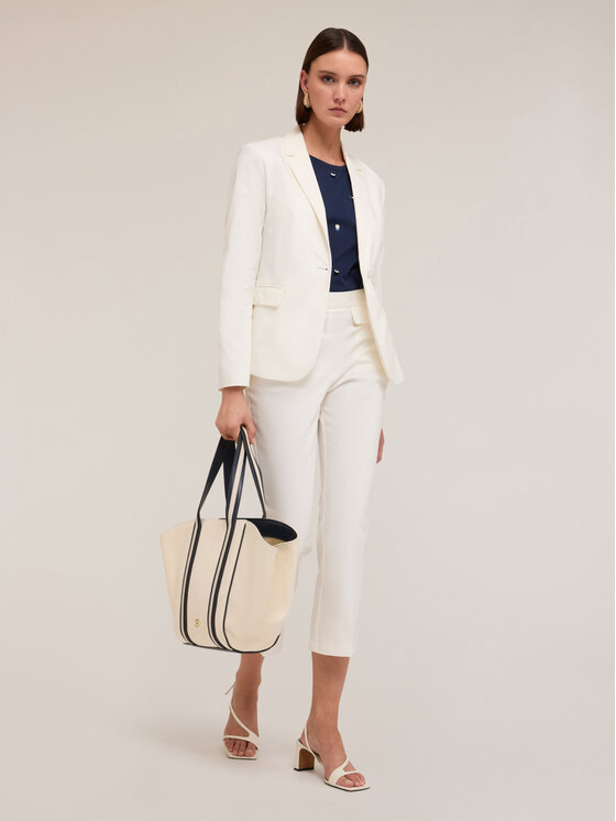 Motivi Motivi Giacca di transizione Q721Q000935N011 Bianco Regular Fit