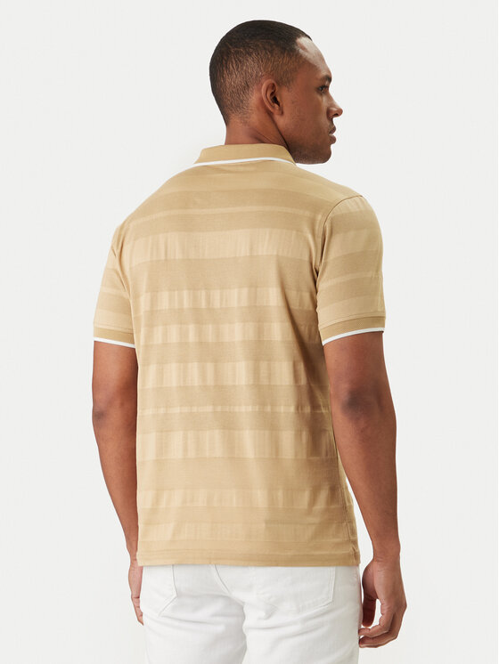 KARL LAGERFELD KARL LAGERFELD Polo 745006 562201 Beżowy Regular Fit