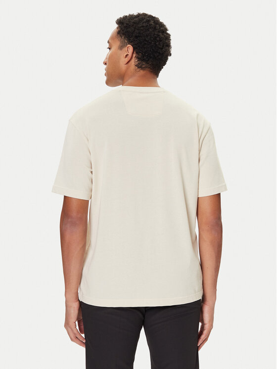 BOSS BOSS Tričko Future 50544316 Écru Oversize