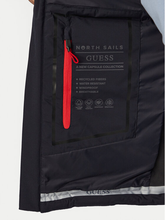 Guess Guess Telovnik M6GL38 W2167 Mornarsko modra Regular Fit