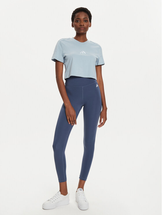 adidas adidas T-shirt ALL SZN 3-Stripes IY6846 Plava Slim Fit