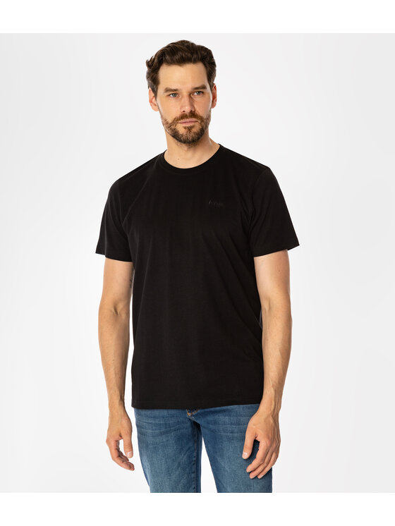 Lee Cooper Lee Cooper T-Shirt OBUTCH 0875 Czarny Regular Fit
