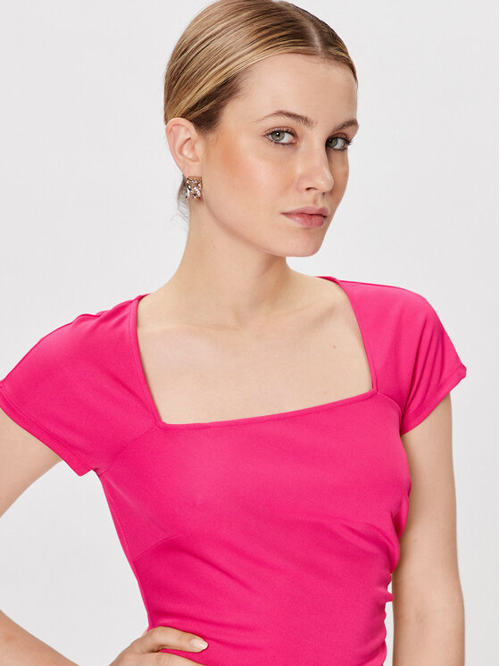Lauren Ralph Lauren Kleid für den Alltag 250903029003 Rosa Regular Fit ...