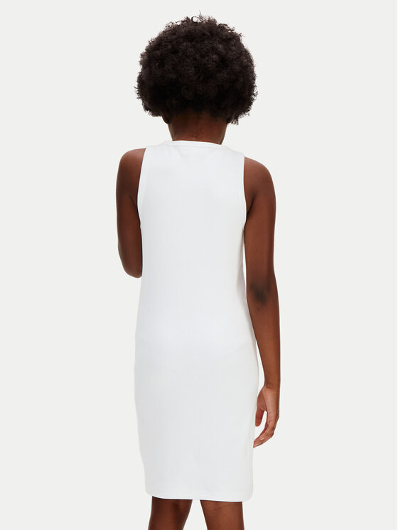 Calvin Klein Jeans Calvin Klein Jeans Sommerkleid LVCKSJH07G Weiß Slim Fit
