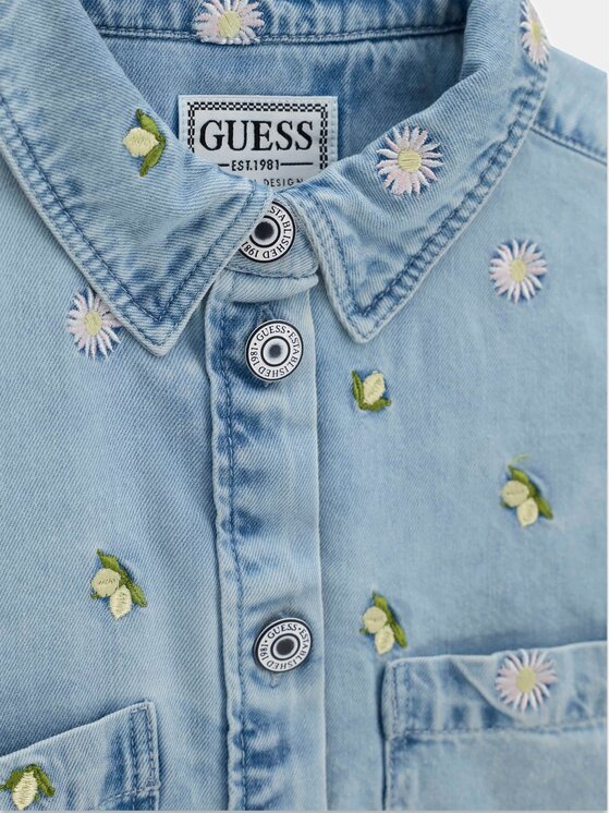 Guess Kids Guess Kids Bunda pro přechodné období 182421 Modrá Classic Fit
