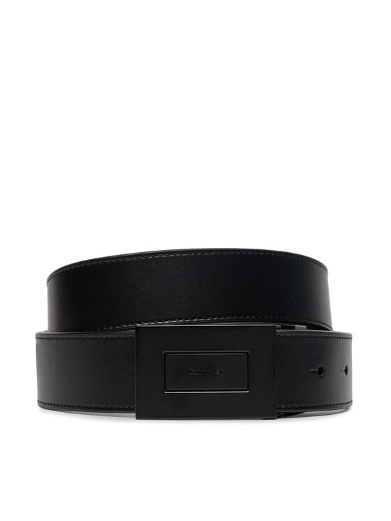 Calvin Klein Calvin Klein Ζώνη Ανδρική Adj/Rev Formal Plaque 35Mm K50K511561 Μαύρο