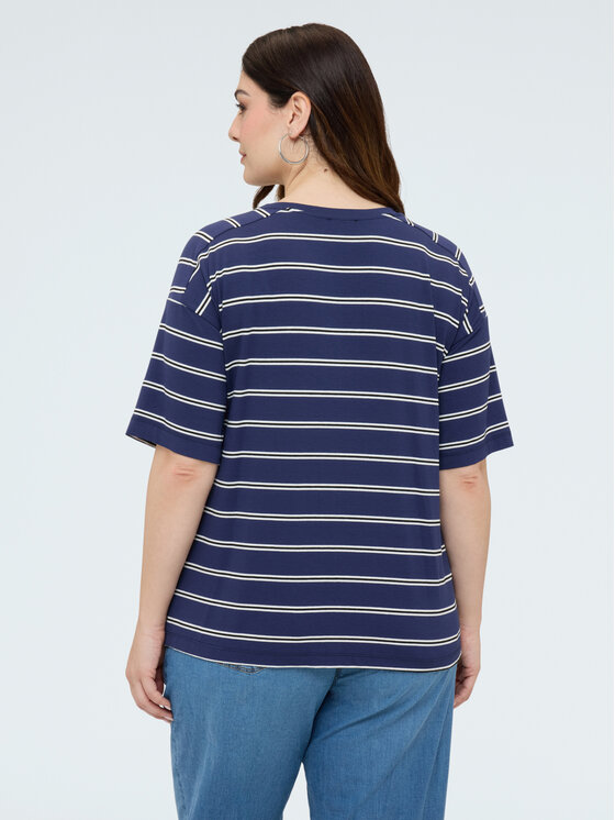 Fiorella Rubino Fiorella Rubino T-Shirt G014L009536N0Z4 Niebieski Boxy Fit