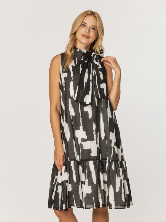 Willsoor Willsoor Sukienka codzienna 67825 Czarny Loose Fit