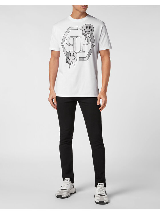 PHILIPP PLEIN PHILIPP PLEIN T-shirt 15121 Bianco Regular Fit