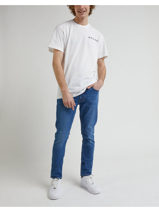 Lee Lee Jeansy LUKE Niebieski Slim Fit