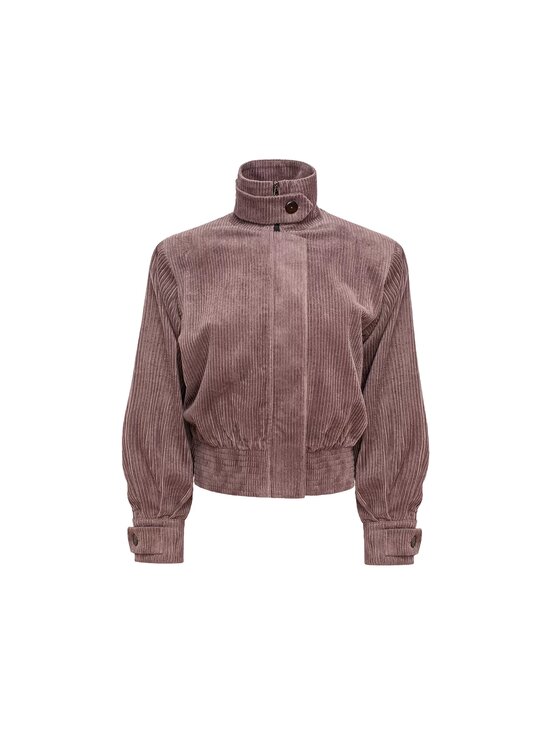 MANDRAGORA MANDRAGORA Bunda bomber Barro Béžová Standard Fit