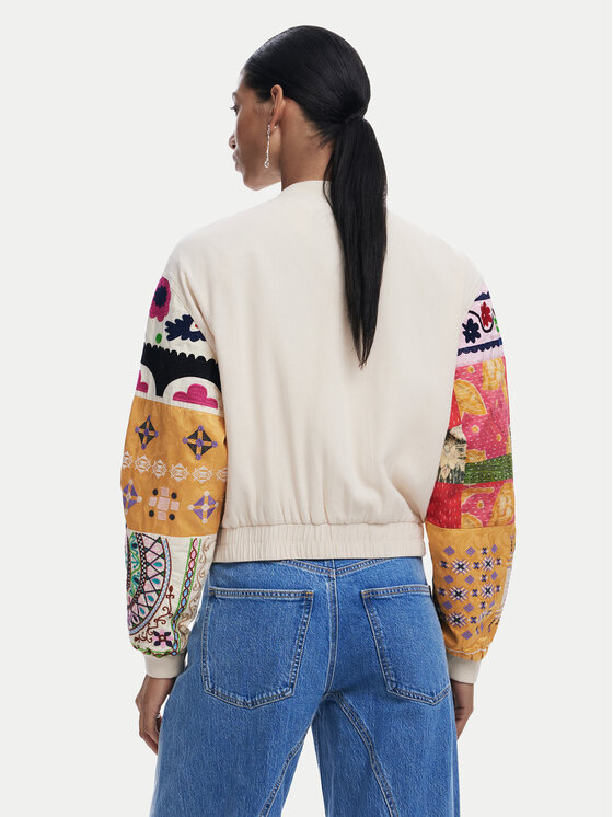 Desigual Desigual Bomber dzseki Austin 25SWEW51 Bézs Regular Fit