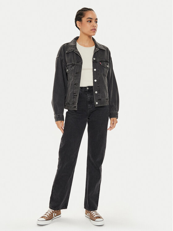 Levi's® Levi's® Jeansová bunda 90's A1743-0000 Černá Relaxed Fit