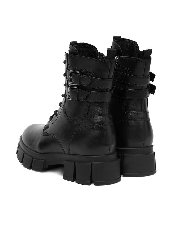Badura Badura Šnurovacia obuv EO-CI12-9092-07 Čierna