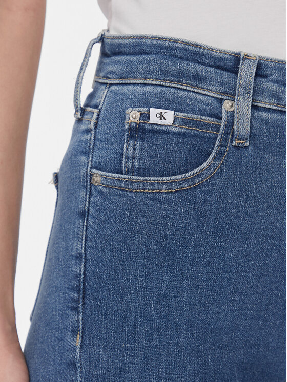 Calvin Klein Jeans Calvin Klein Jeans Jeans hlače High Rise Skinny J20J223311 Modra Skinny Fit