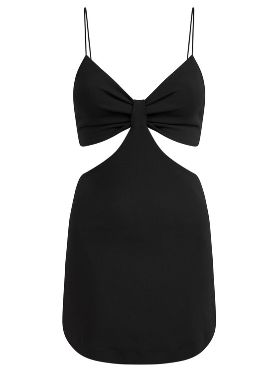 Pepe Jeans Pepe Jeans Φόρεμα κοκτέιλ DUA LIPA Isabella PL952683 Μαύρο Regular Fit