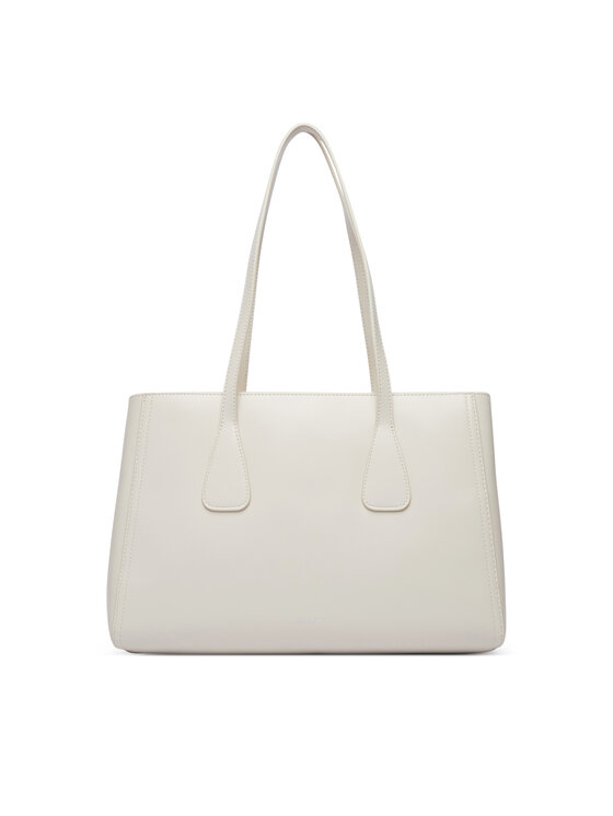 Calvin Klein Calvin Klein Torebka Ck Medium Work Tote LV04F3442G Beżowy jasny