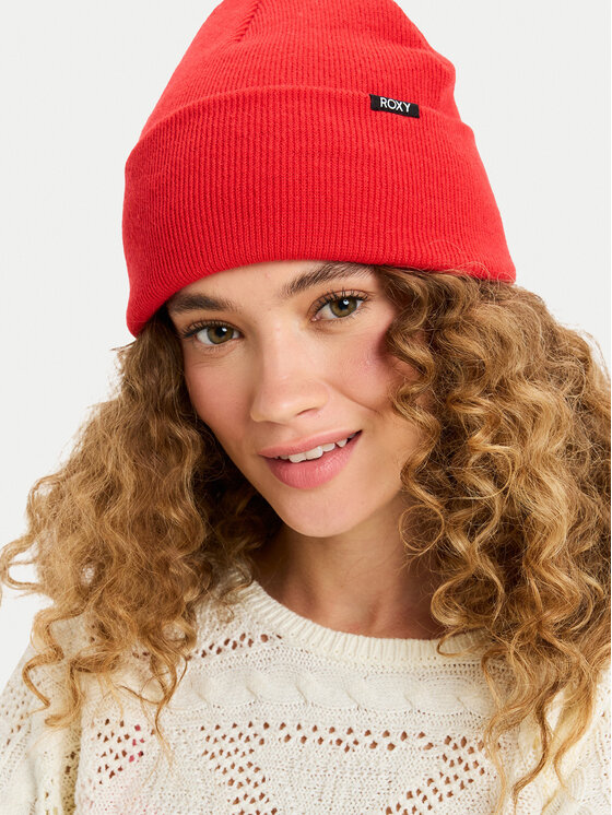 Roxy Roxy Czapka Tropical Snow ERJHA04440 Czerwony