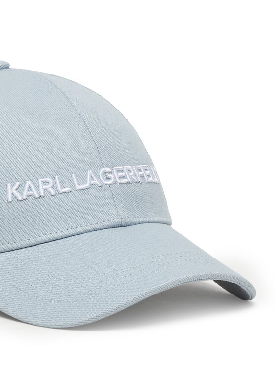 KARL LAGERFELD KARL LAGERFELD Kapa s šiltom A1W33071 Svetlo modra