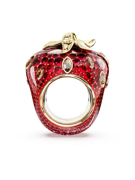Swarovski Swarovski Pierścionek Idyllia truskawka 5744916 Czerwony
