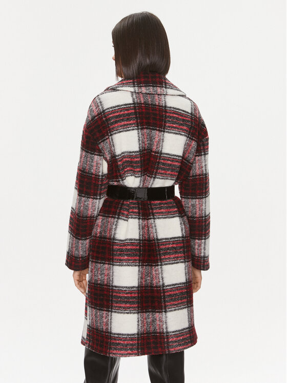 Liu Jo Liu Jo Płaszcz wełniany MF3122 J4577 Kolorowy Relaxed Fit
