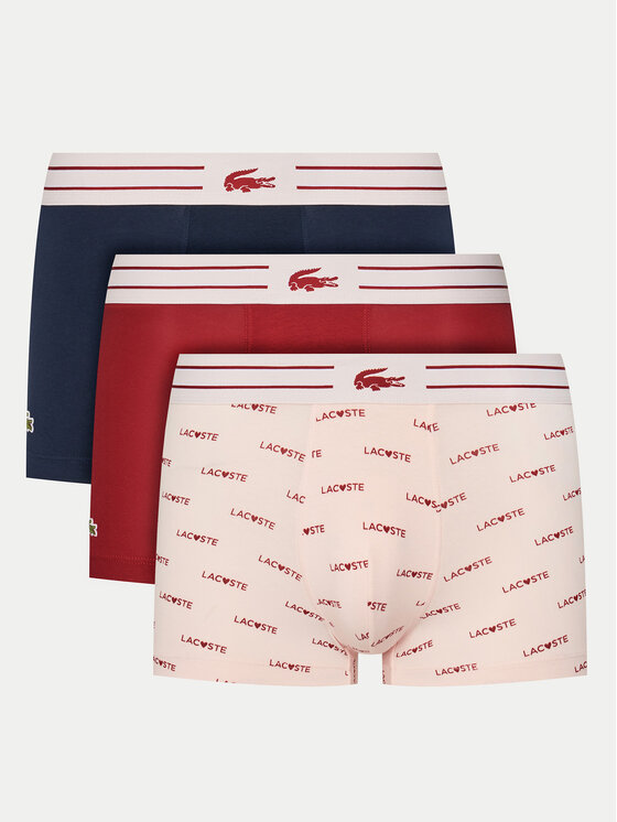 Lacoste Lacoste Bokserite komplekt 5H4748 Värviline