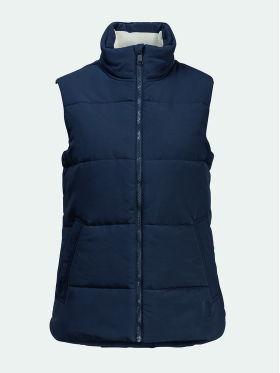 Jack Wolfskin Jack Wolfskin Bezrękawnik White Frost Vest 1207371 Granatowy Regular Fit
