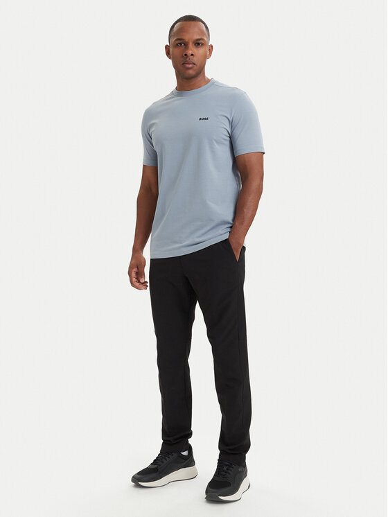 BOSS BOSS Szövet nadrág T_Commuter 50534303 Fekete Slim Fit