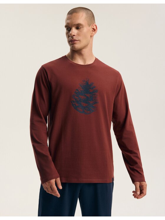 Henderson Henderson Piżama 45494 Czerwony Regular Fit