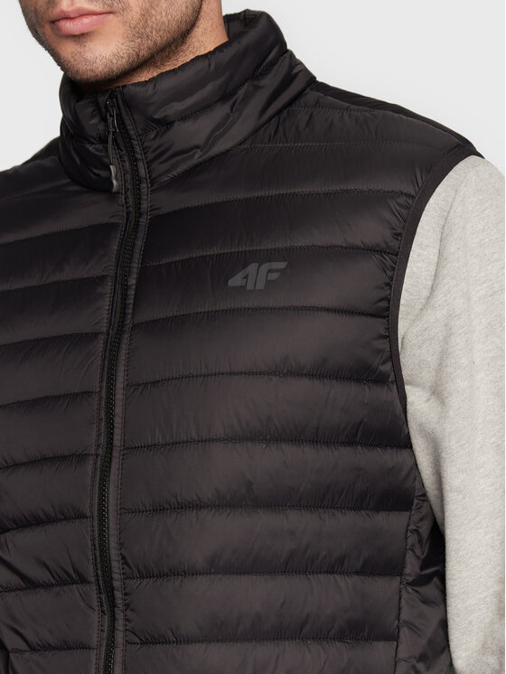 4F 4F Kamizelka H4Z22-KUMP001 Czarny Regular Fit